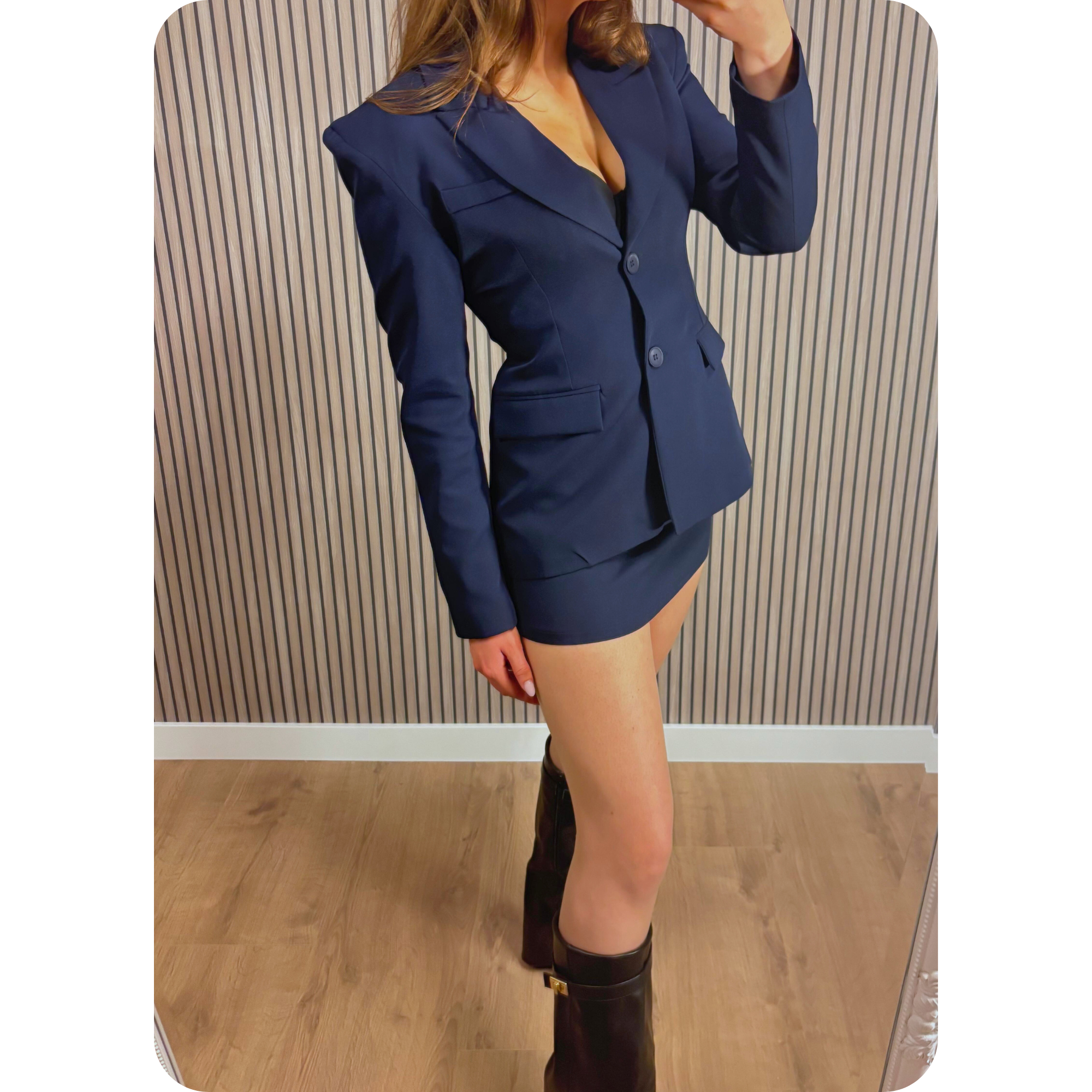 Timeless In Tailored Navy Set